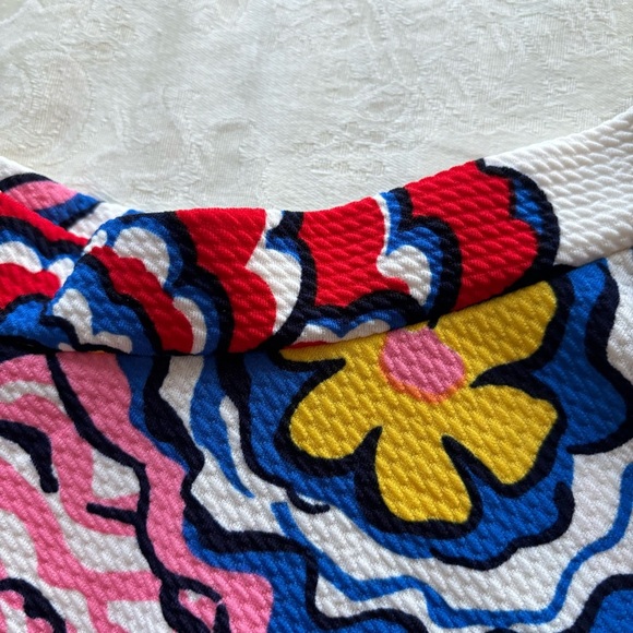 ❤️2/$15 or 3/$21❤️ NWT White Mark Bright Floral Flare Skirt, Size Large - Picture 8 of 12